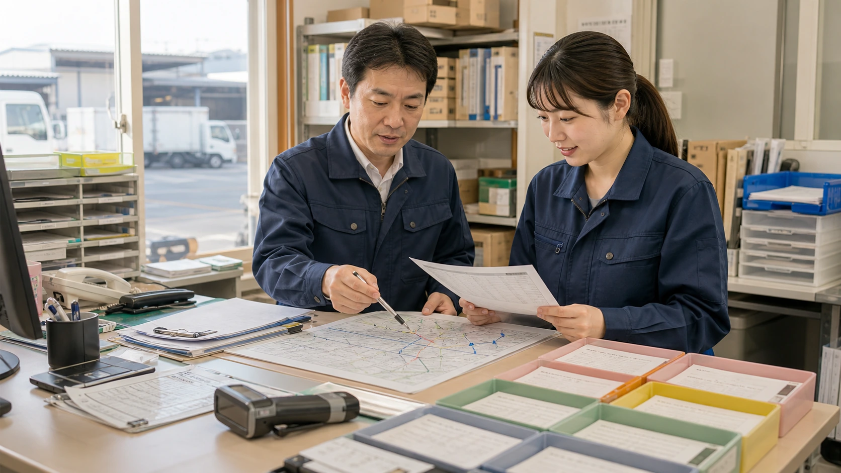 物流・配送の業務改善イメージ